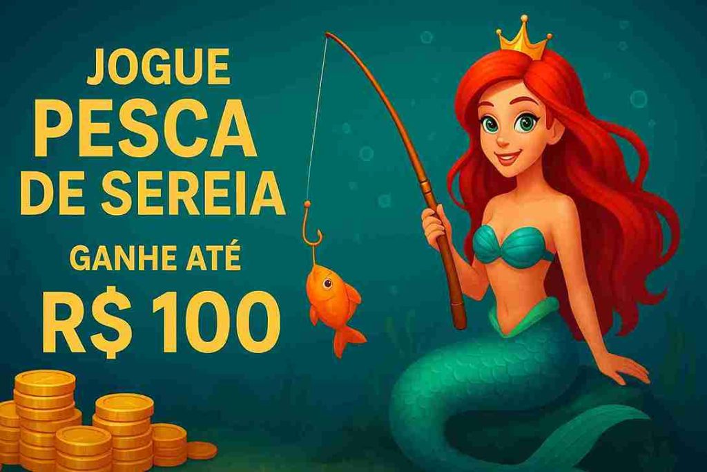 Tela inicial do jogo Mermaid Fishing no 9111BET cassino